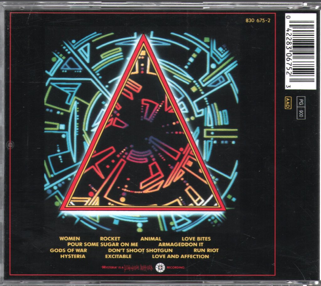 Def Leppard - Hysteria - Cd
