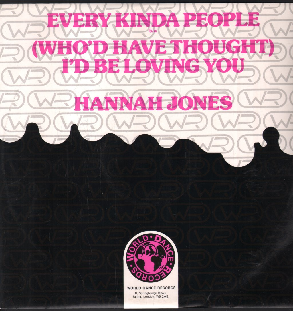 Hannah Jones - Every Kinda People / (Who'd Have Thought) I'd Be Loving You - 12 Inch
