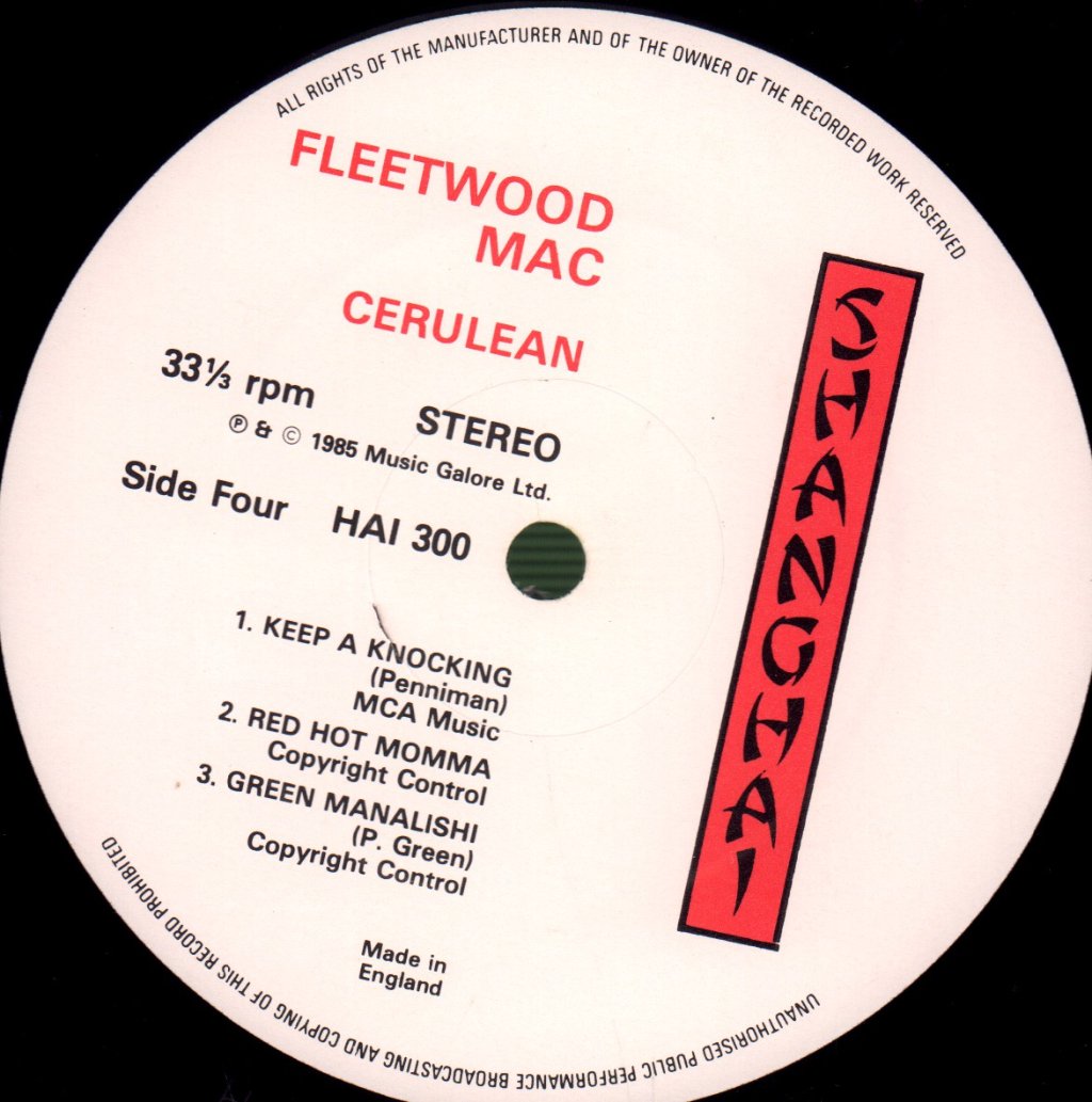 Fleetwood Mac - Cerulean - Double Lp