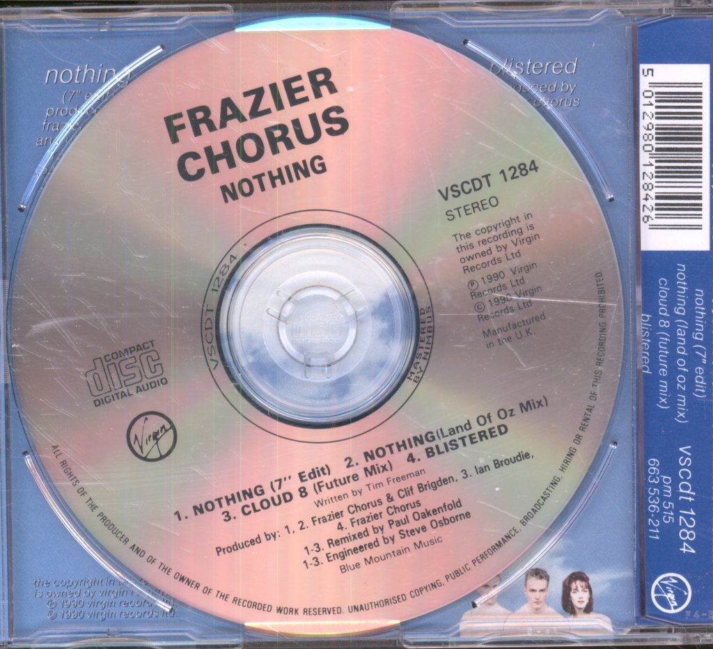 Frazier Chorus - Nothing (Paul Oakenfold Mixes) - Cd