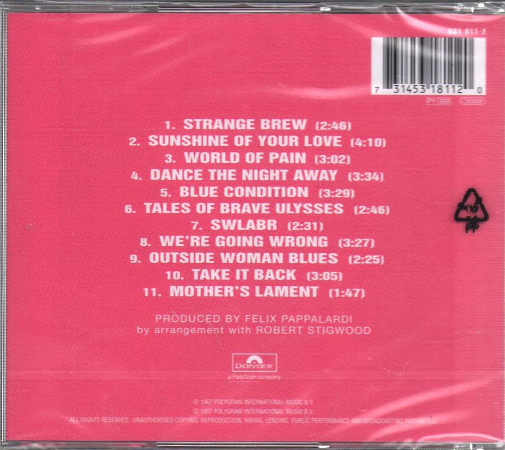 Cream - Disraeli Gears - Cd