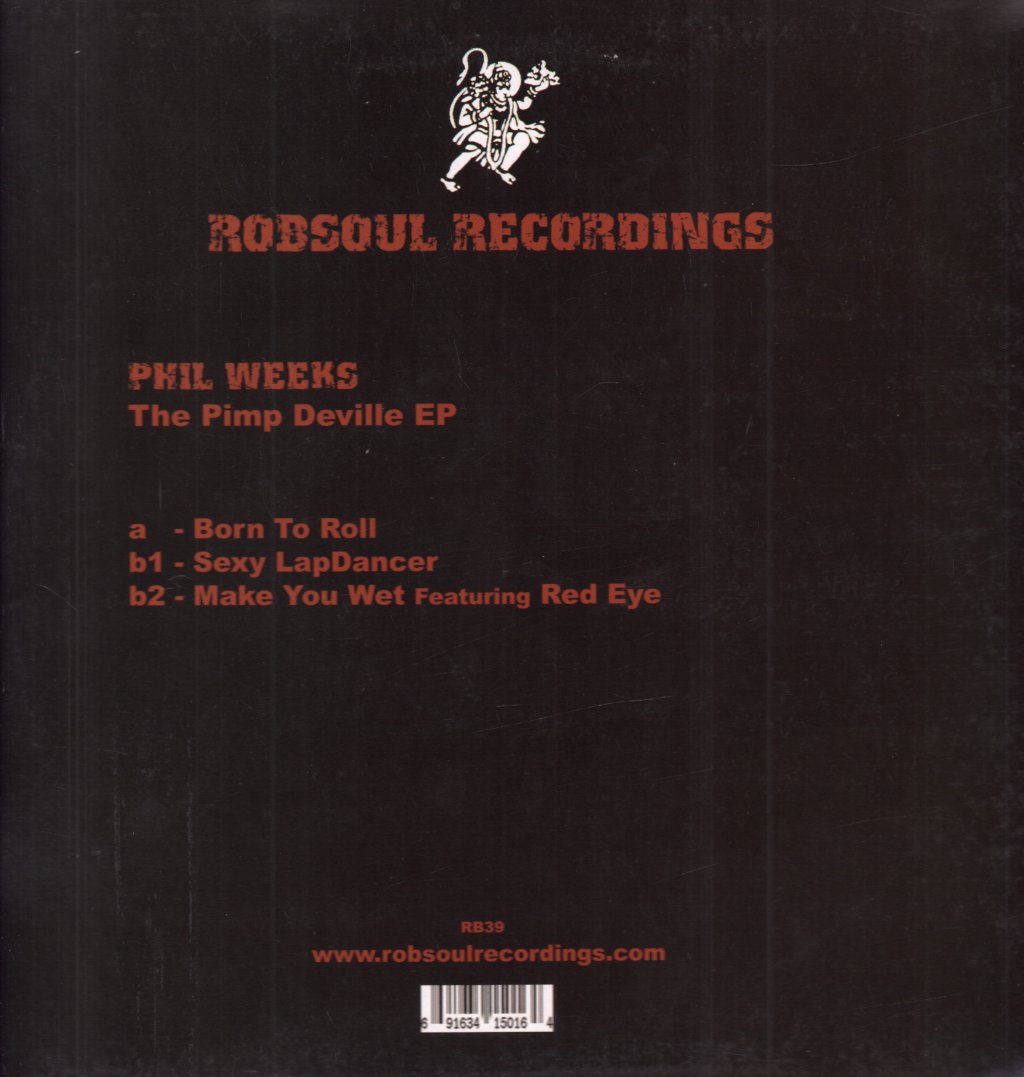 Phil Weeks - Pimp Deville EP - 12 Inch