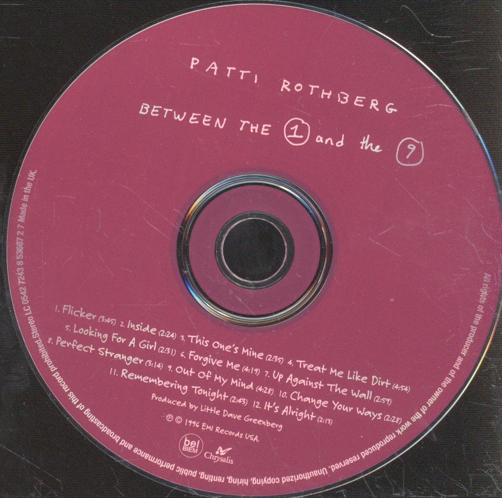 Patti Rothberg - Between The 1 And The 9 - Cd