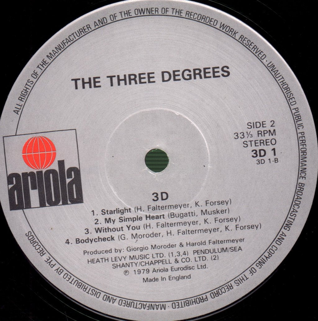 Three Degrees - 3D - Lp