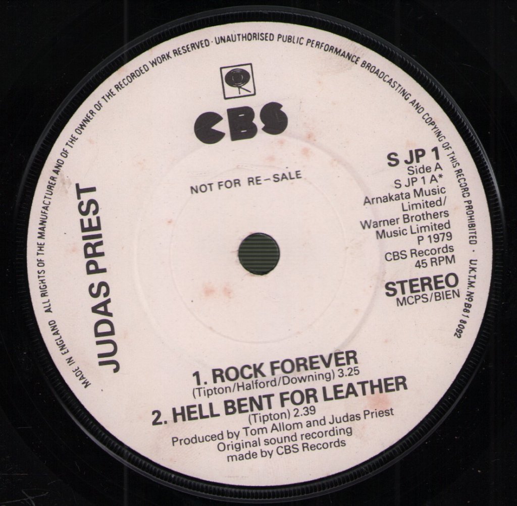 Judas Priest - Rock Forever - 7 Inch