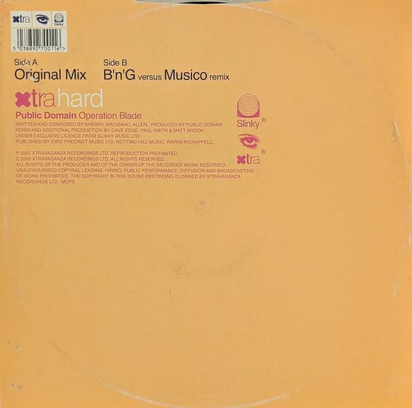 Public Domain - Operation Blade (Bass In The Place...) - 12 Inch