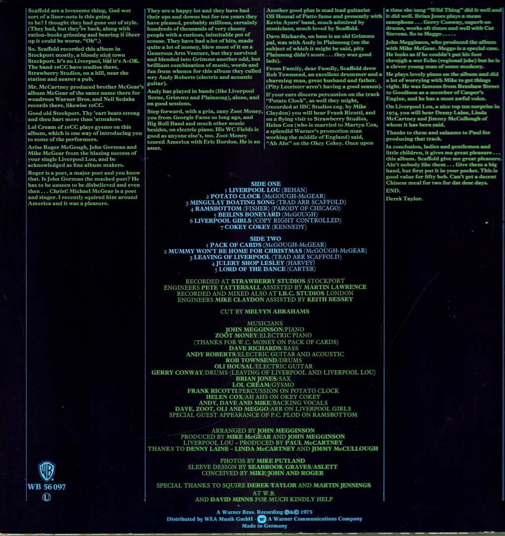 Scaffold - Sold Out - Lp
