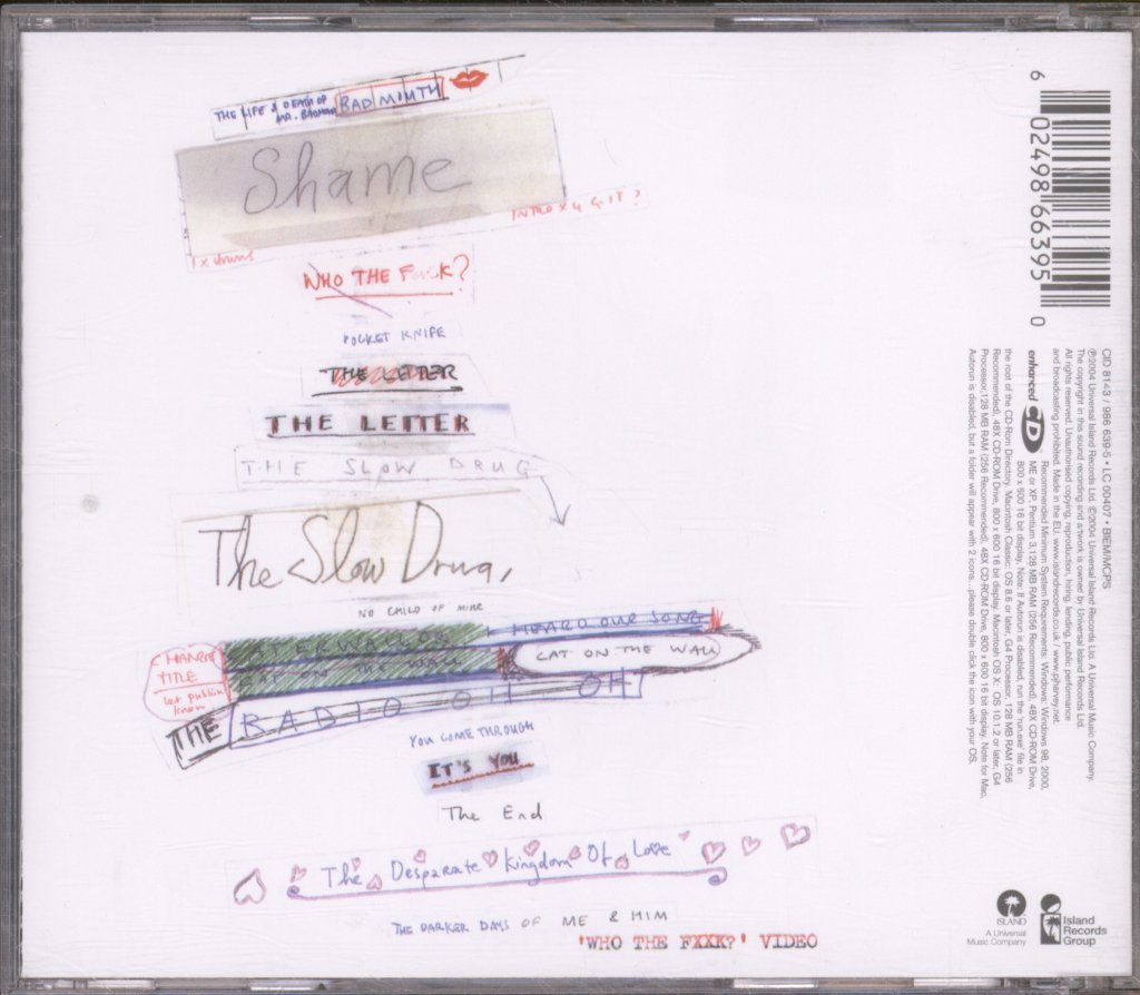 PJ Harvey - Uh Huh Her - Cd
