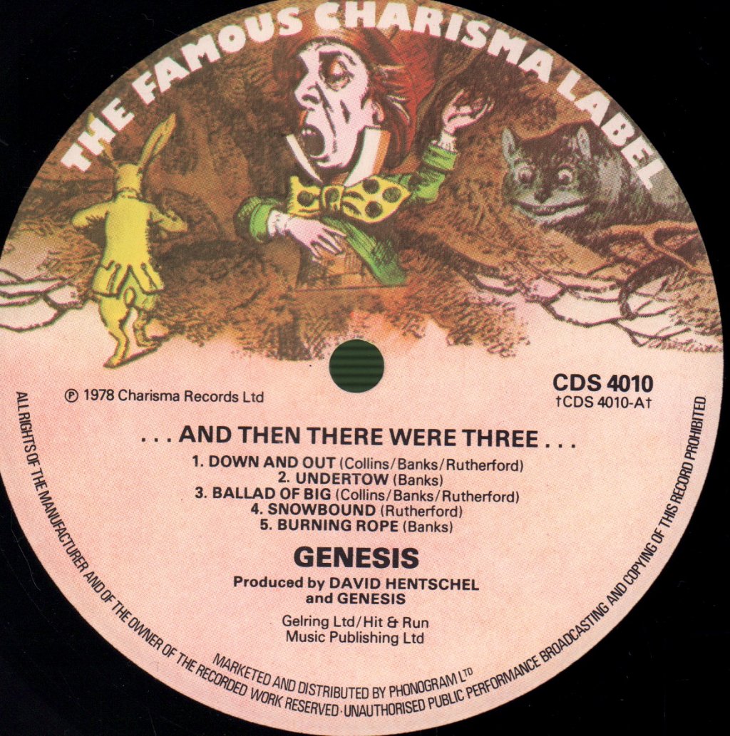 Genesis - And Then There Were Three - Lp