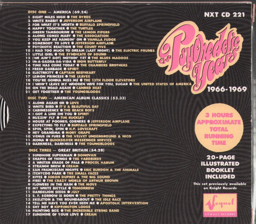 Various Artists - Psychedelic Years - Cd Set