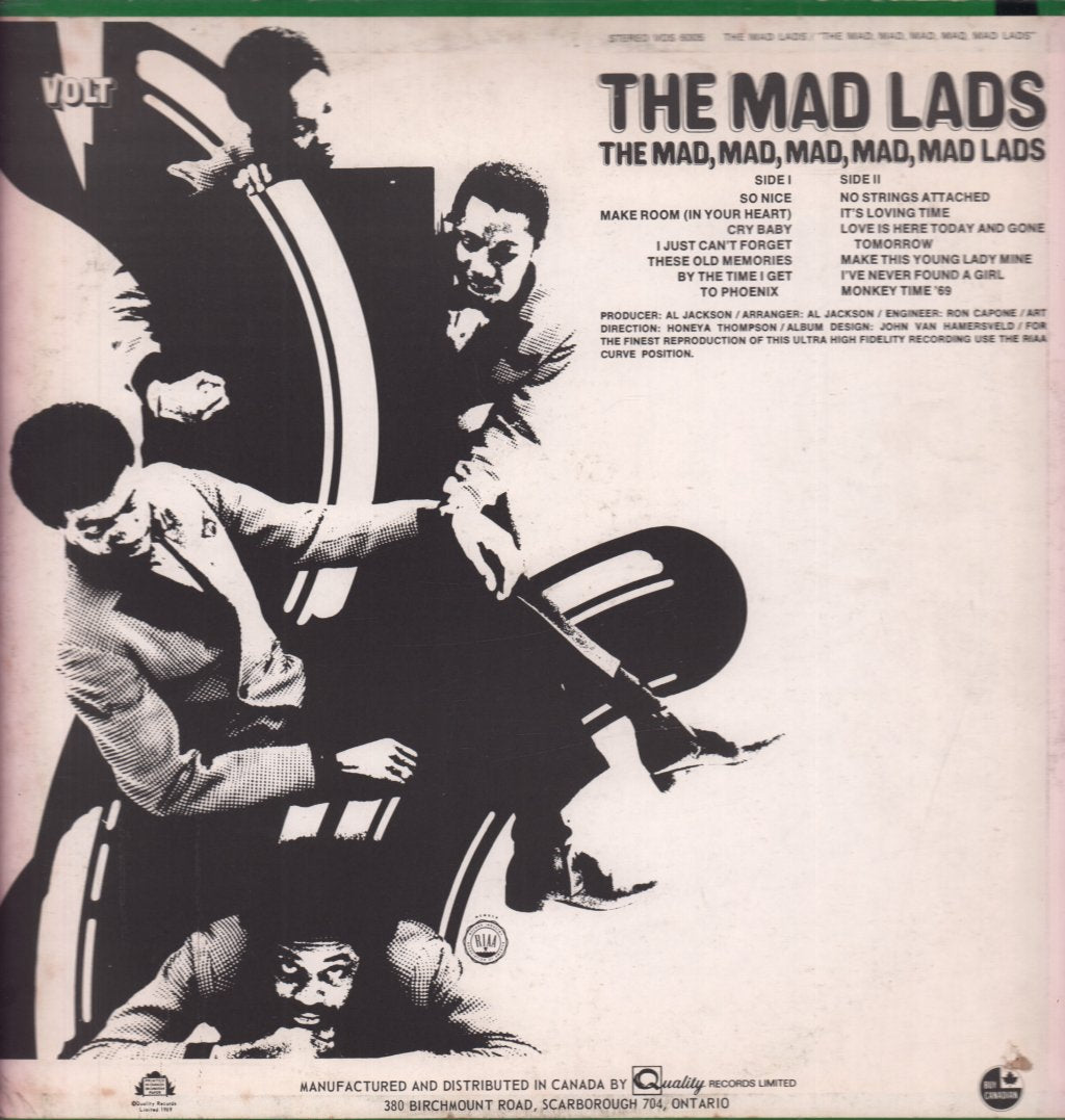 Mad Lads - Mad, Mad, Mad, Mad, Mad Lads - Lp