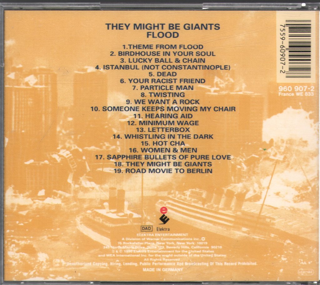 They Might Be Giants - Flood - Cd