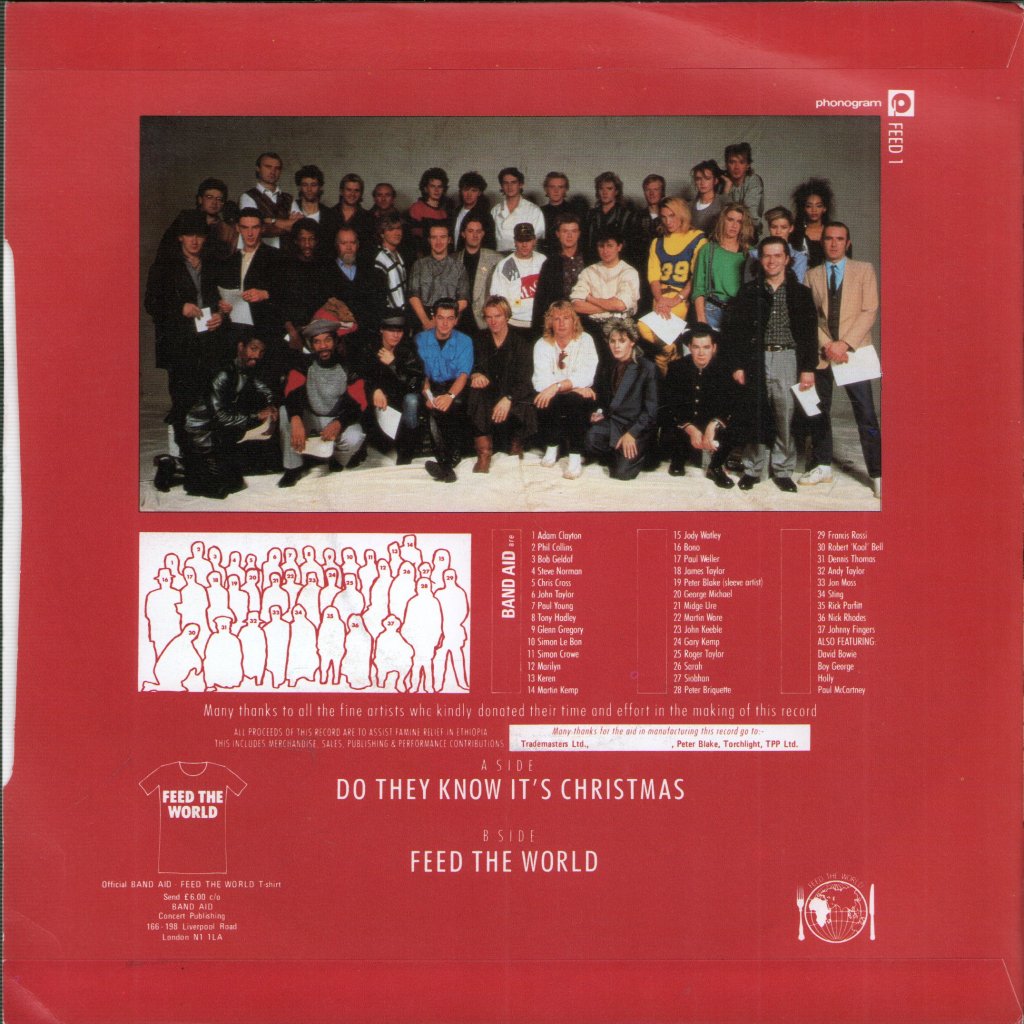Band Aid - Do They Know It's Christmas - 7 Inch