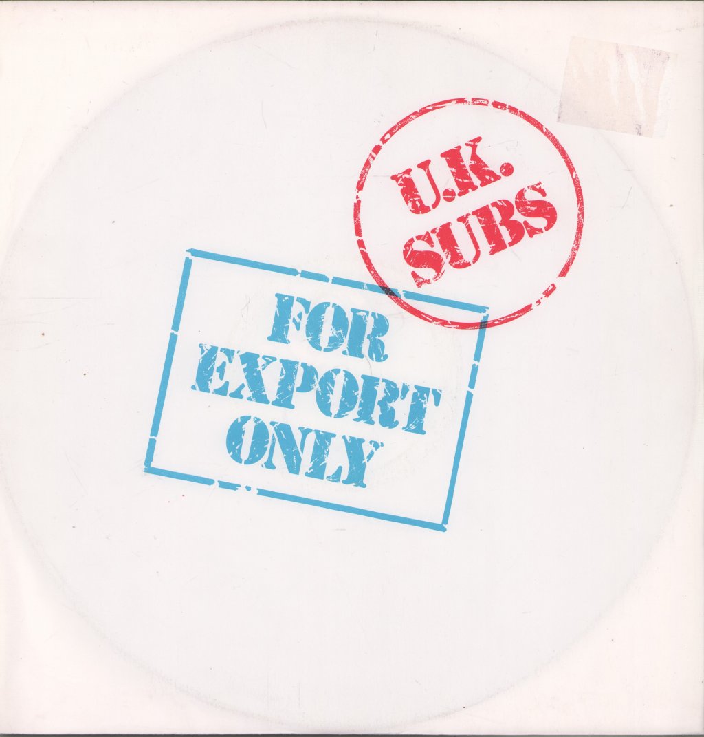 UK Subs - For Export Only - 12 Inch
