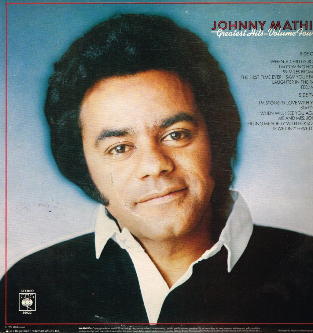 Johnny Mathis - Greatest Hits - Volume Four - Lp
