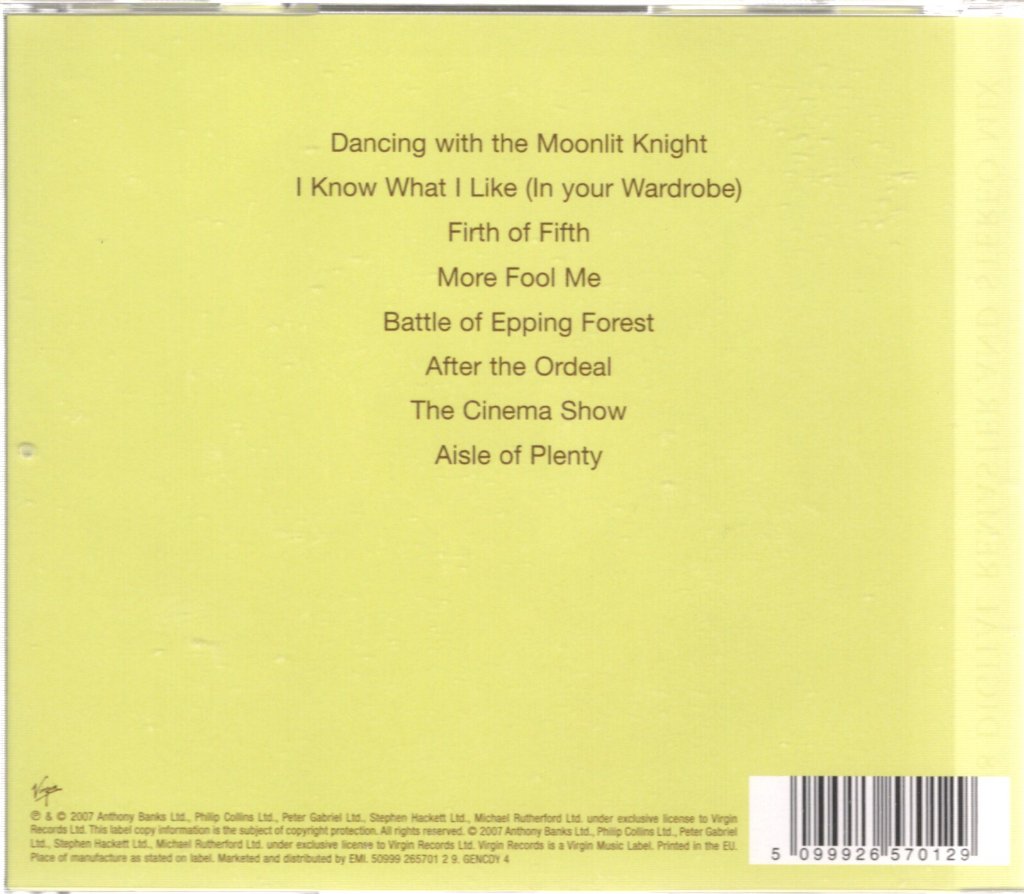 Genesis - Selling England By The Pound - Cd