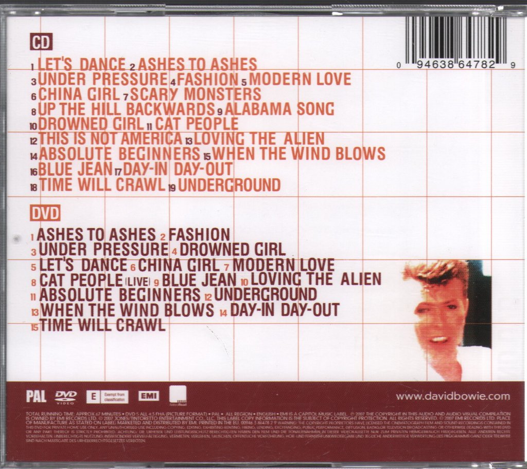 David Bowie - Best Of David Bowie 1980/1987 - Cd/Dvd