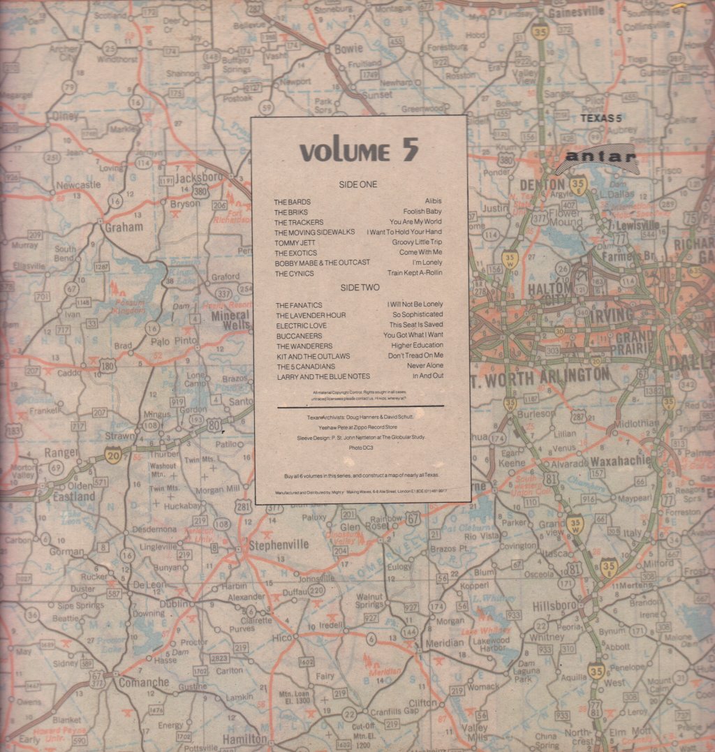 Various Artists - Texas Flashbacks Volume 5 - Lp