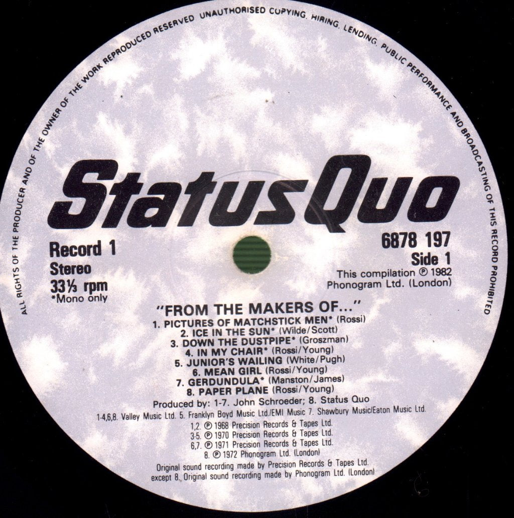 Status Quo - From The Makers Of - Lp Box Set