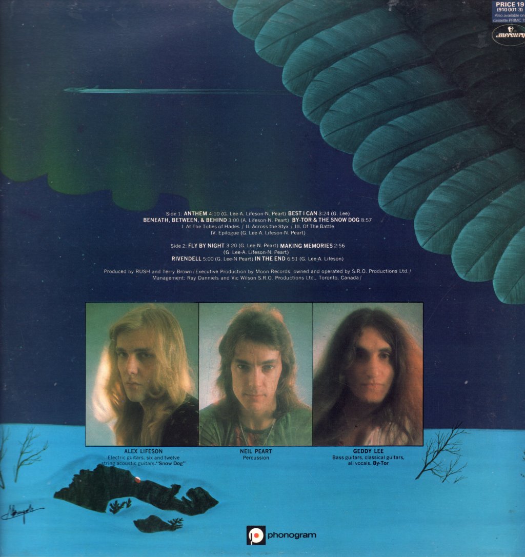 Rush - Fly By Night - Lp