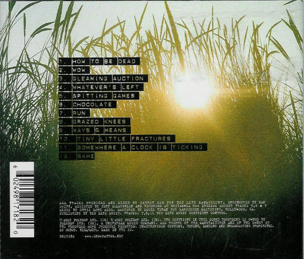 Snow Patrol - Final Straw - Cd