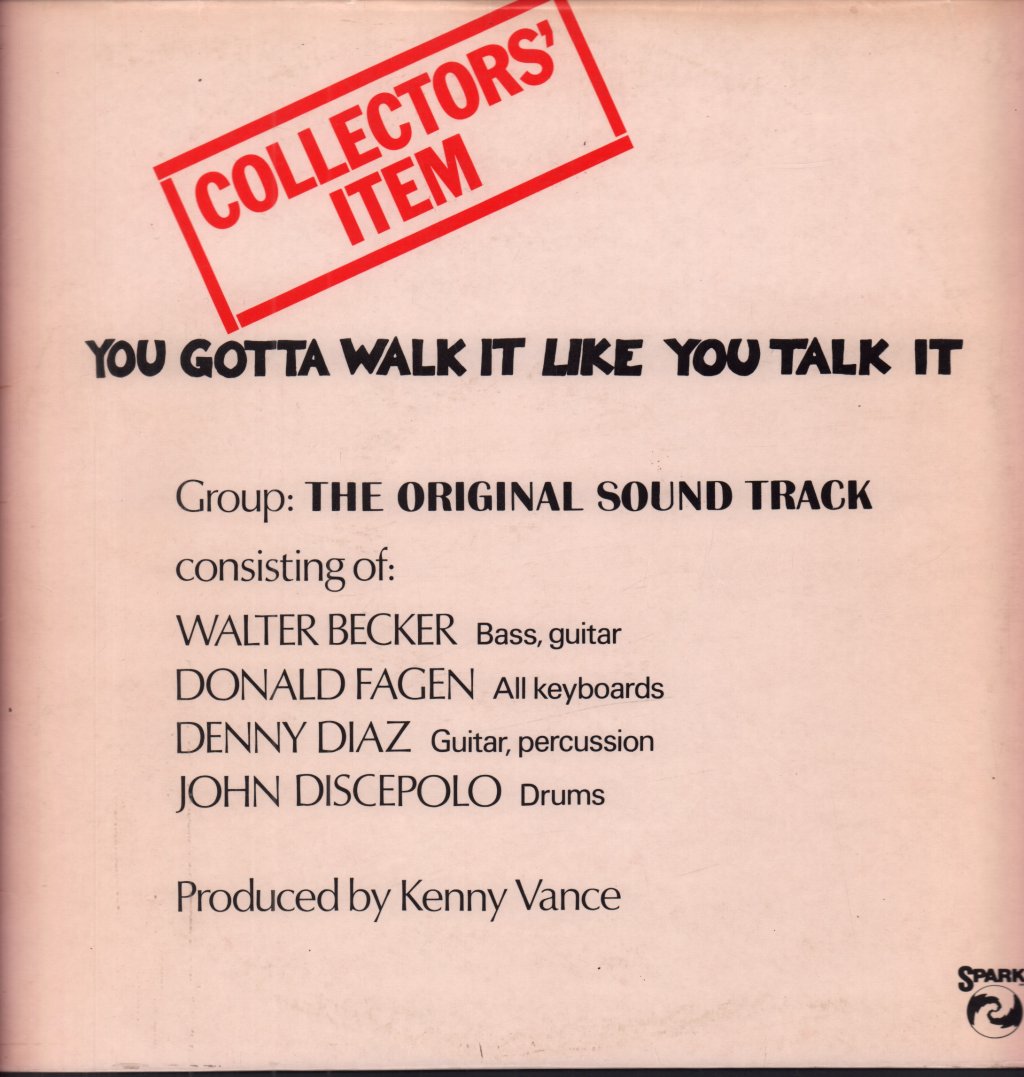 Original Sound Track - You Gotta Walk It Like You Talk It - Lp