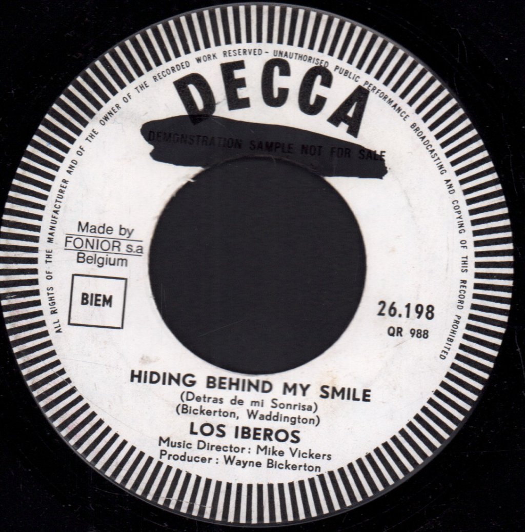 Los Iberos - Summertime Girl / Hiding Behind My Smile - 7 Inch