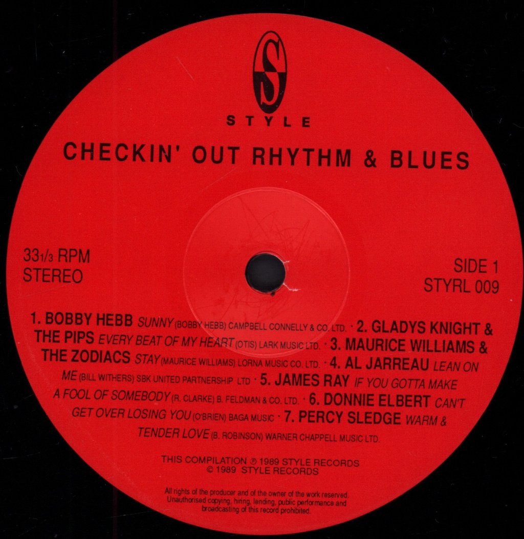 Various Artists - Checkin' Out...Rhythm & Blues - Lp
