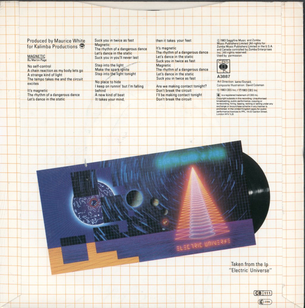 Earth Wind And Fire - Magnetic - 7 Inch