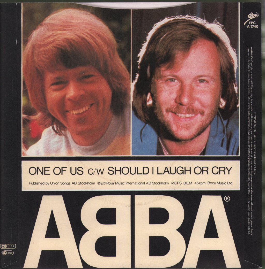 ABBA - One Of Us - 7 Inch