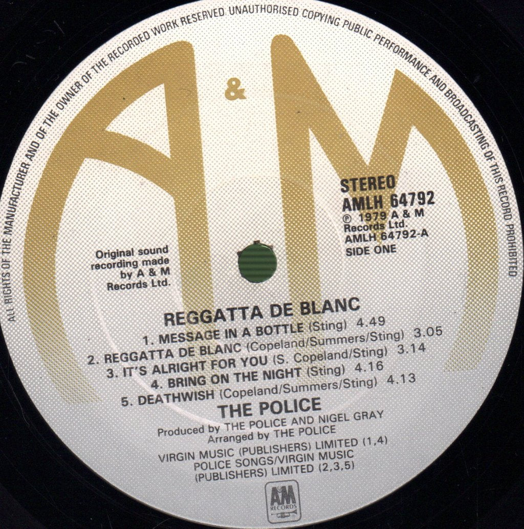 Police - Reggatta De Blanc - Lp