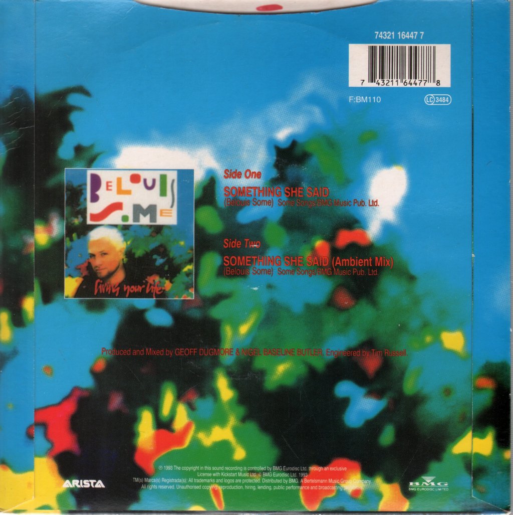 Belouis Some - Something She Said - 7 Inch