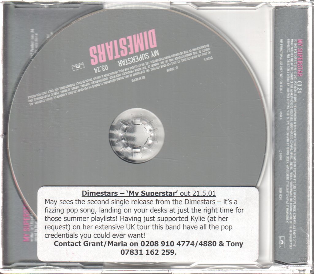 Dimestars - My Superstar - Cd