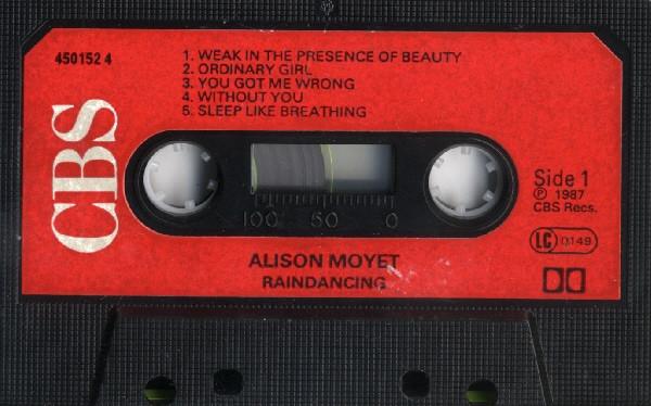 Alison Moyet - Raindancing - Cassette