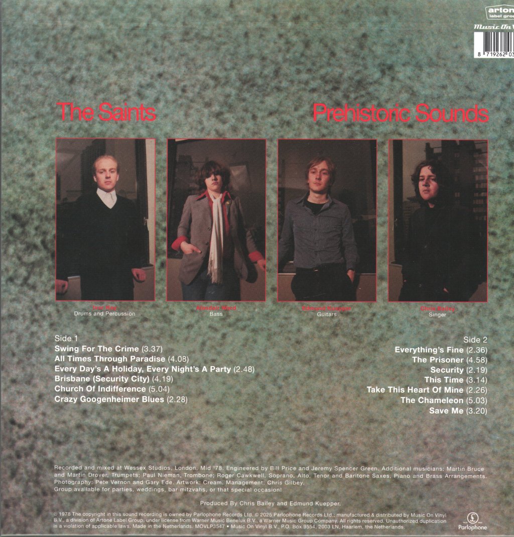 Saints - Prehistoric Sounds - Lp