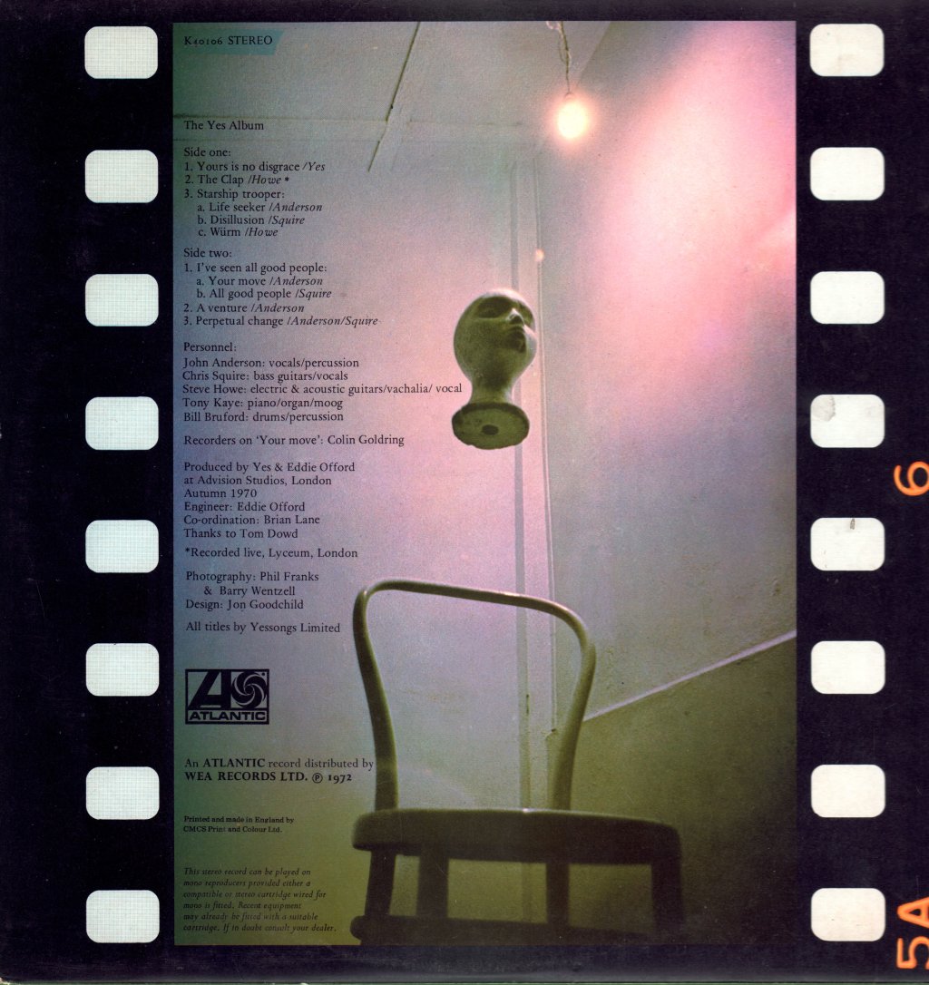 Yes - Yes Album - Lp