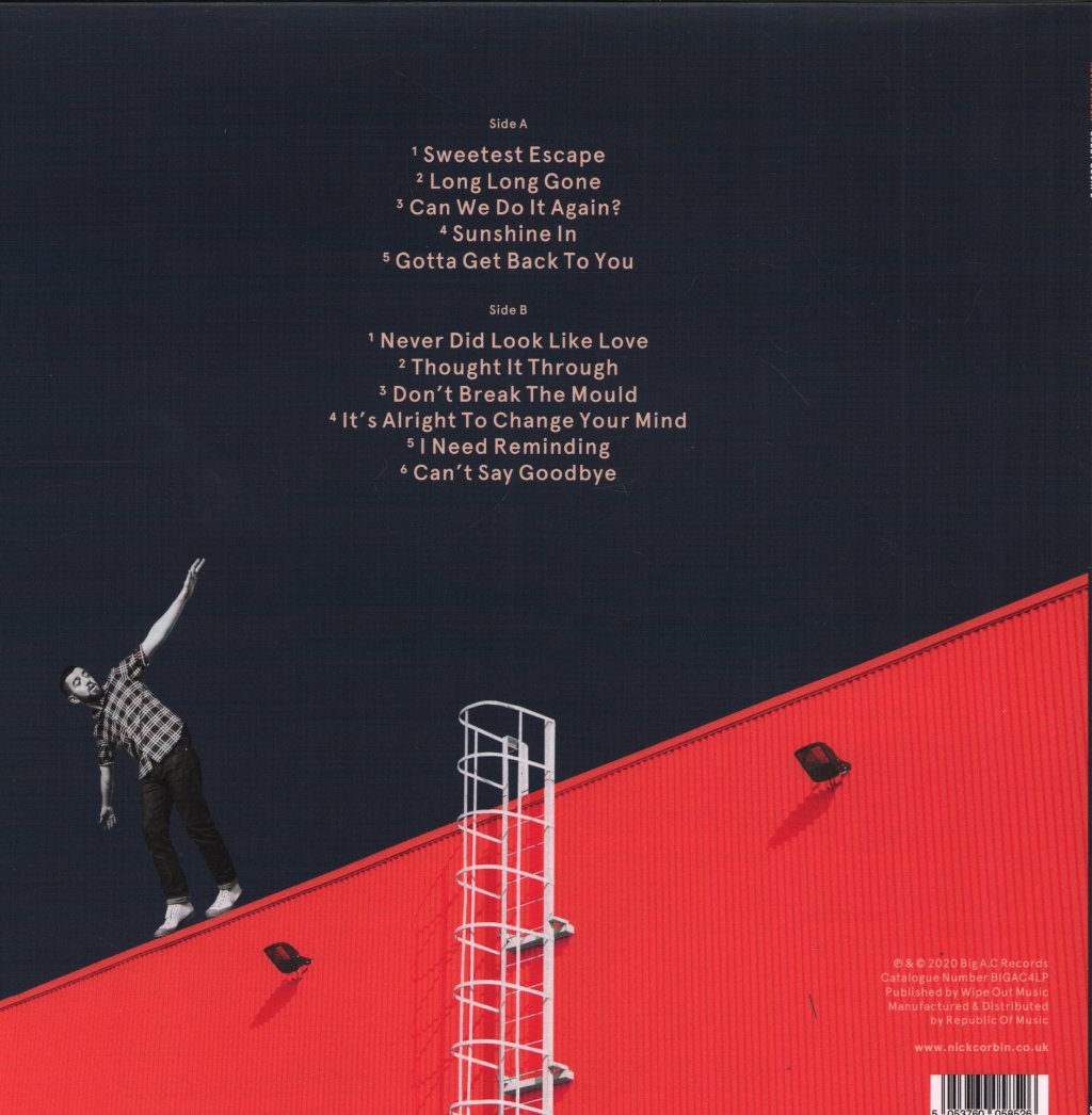 Nick Corbin - Sweet Escape - Lp