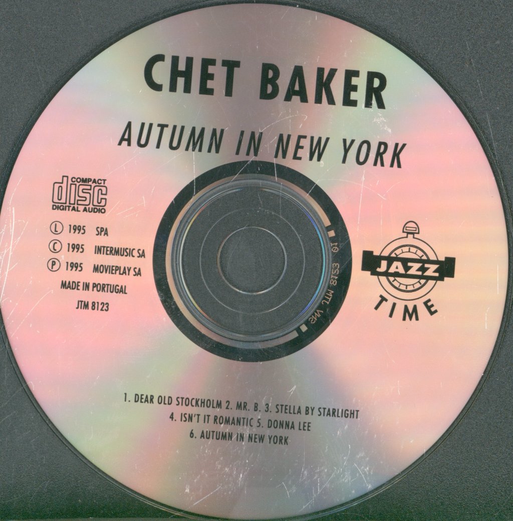 Chet Baker - Autumn In New York - Cd