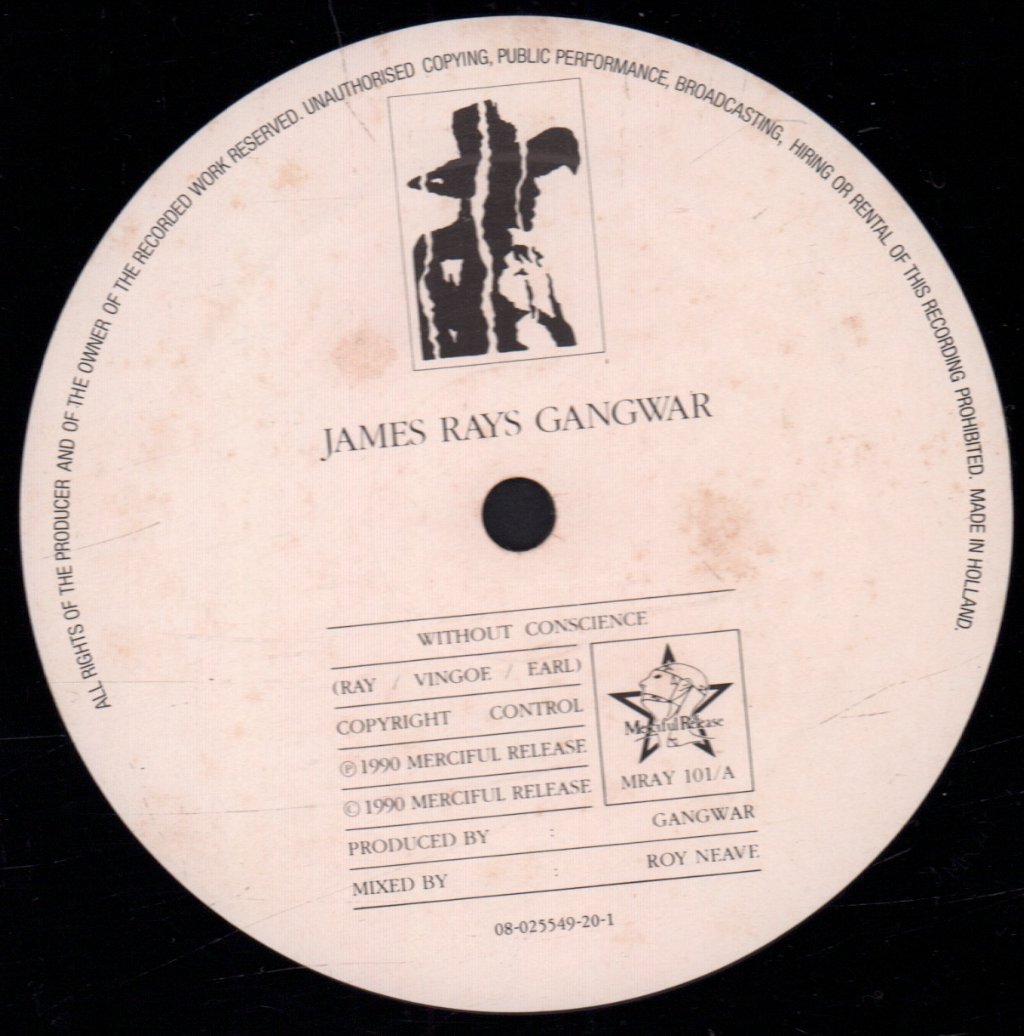 James Rays Gangwar - Without Conscience - 12 Inch