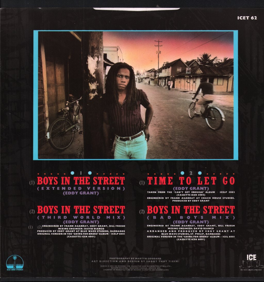 Eddy Grant - Boys In The Street - 12 Inch