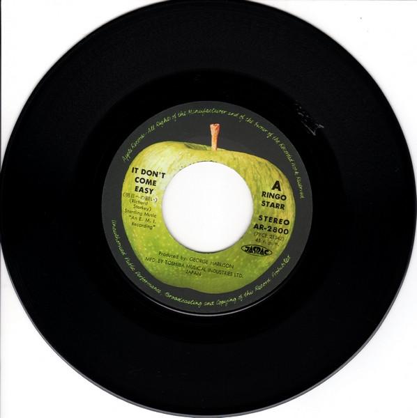 Ringo Starr - It Don't Come Easy / Early 1970 - 7 Inch