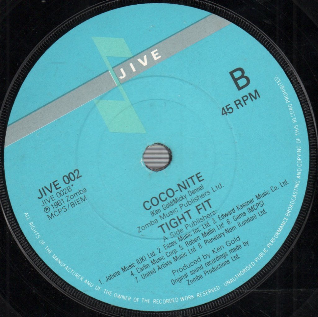 Tight Fit - Back To The 60'S - 7 Inch