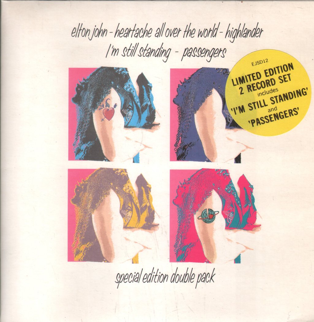 Elton John - Heartache All Over The World - 7 Inch