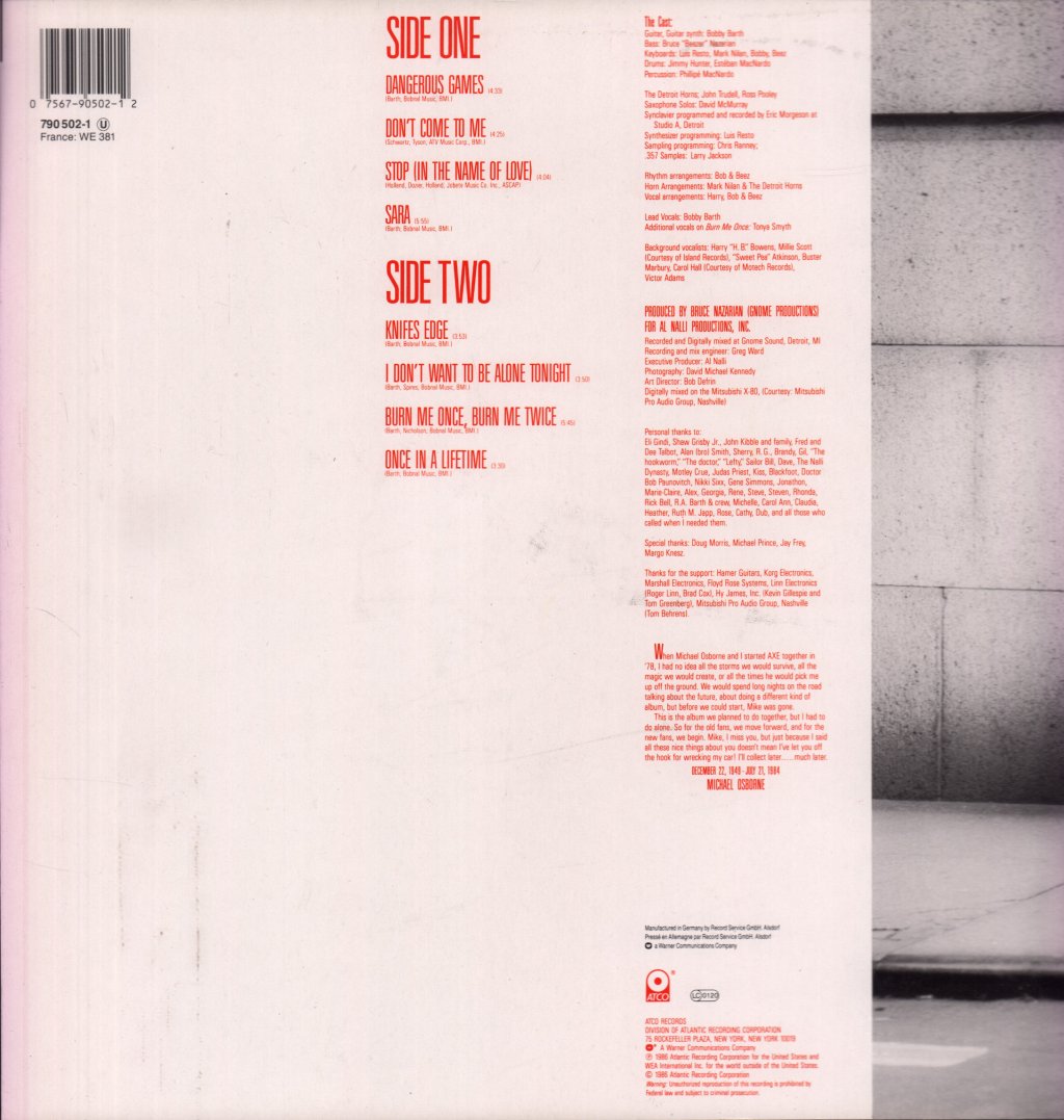 Bobby Barth - Two Hearts - One Beat - Lp