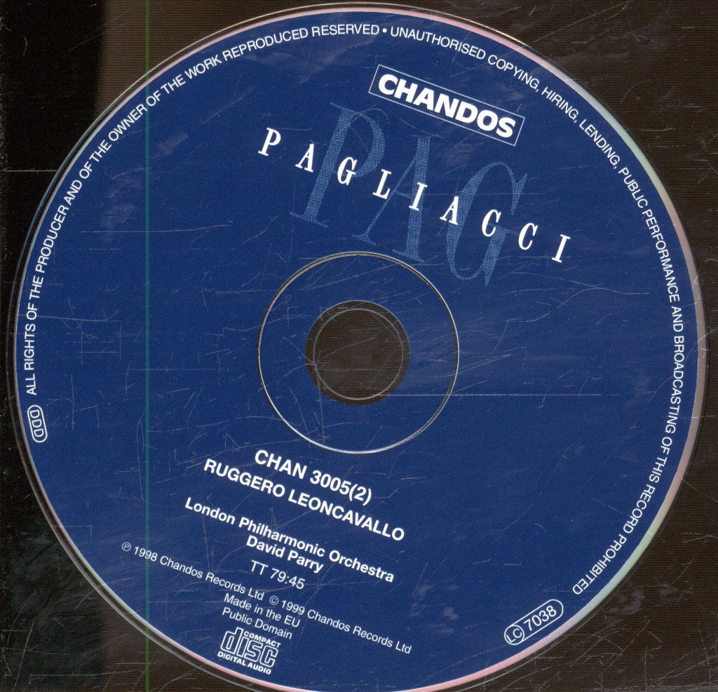London Philharmonic Orchestra, David Parry - Mascagni - Cavalleria Rusticana - Double Cd
