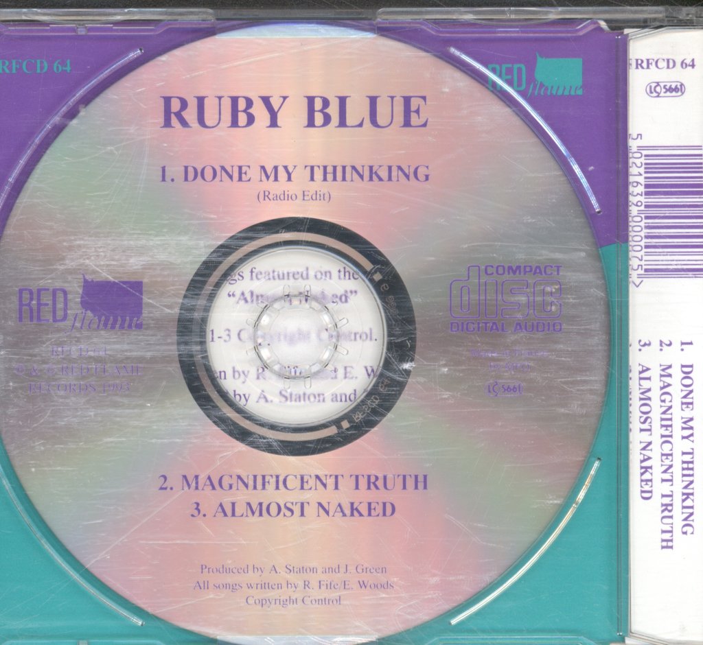 Ruby Blue - Done My Thinking - Cd