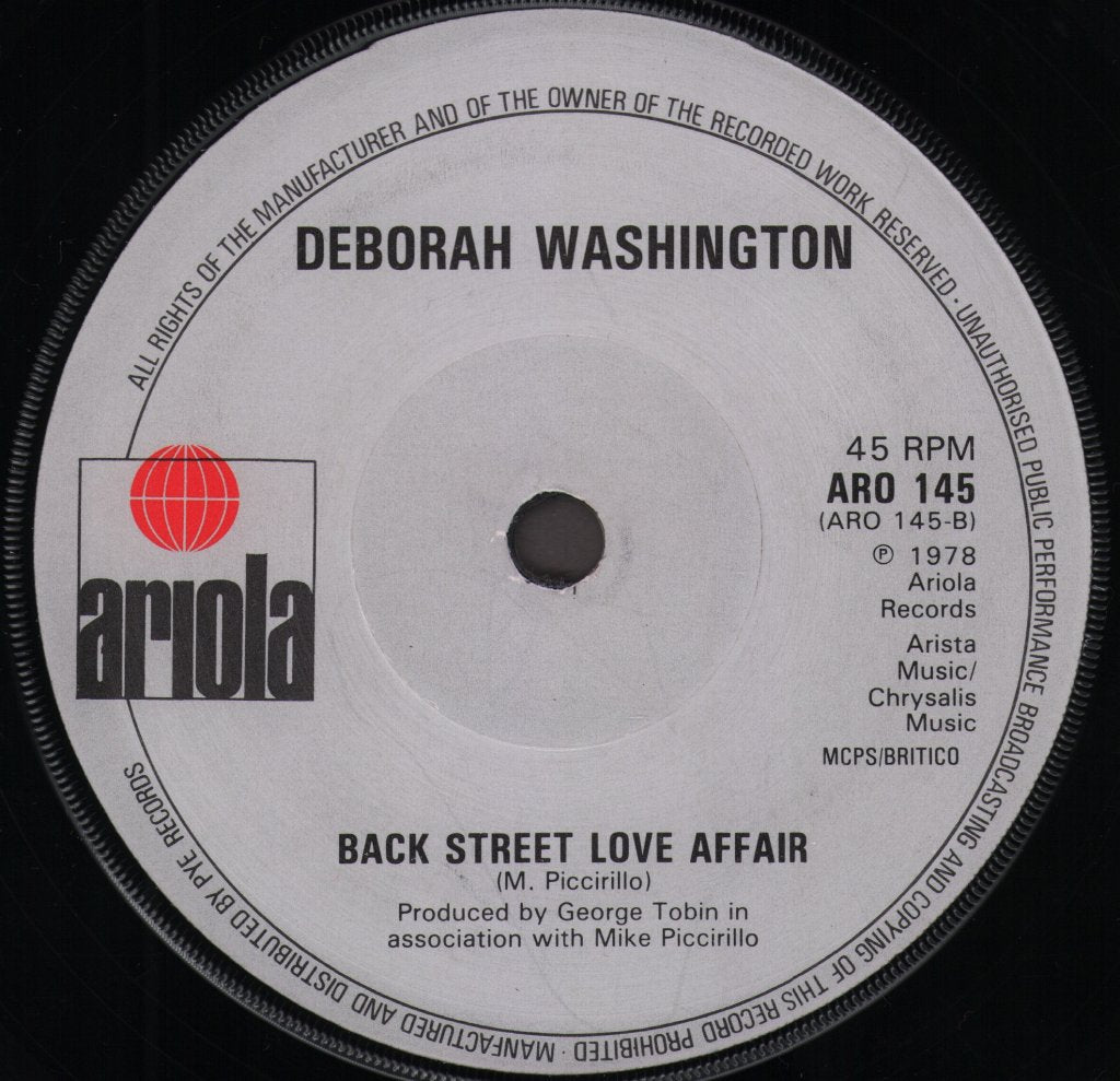 Deborah Washington - Standing In The Shadows Of Love - 7 Inch
