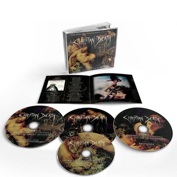 Christian Death - Dark Age Renaissance Collection Part 3: the Age of Decadence - Cd Box Set
