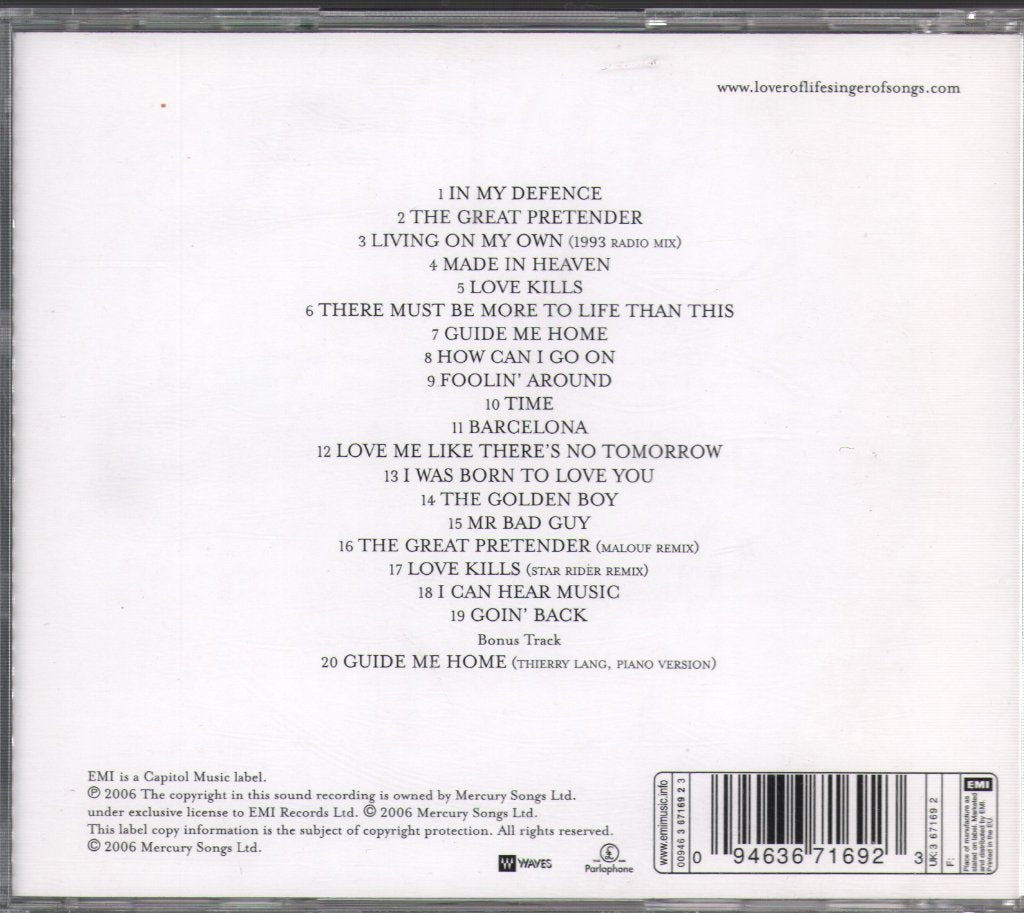 Freddie Mercury - Very Best Of Freddie Mercury Solo - Cd