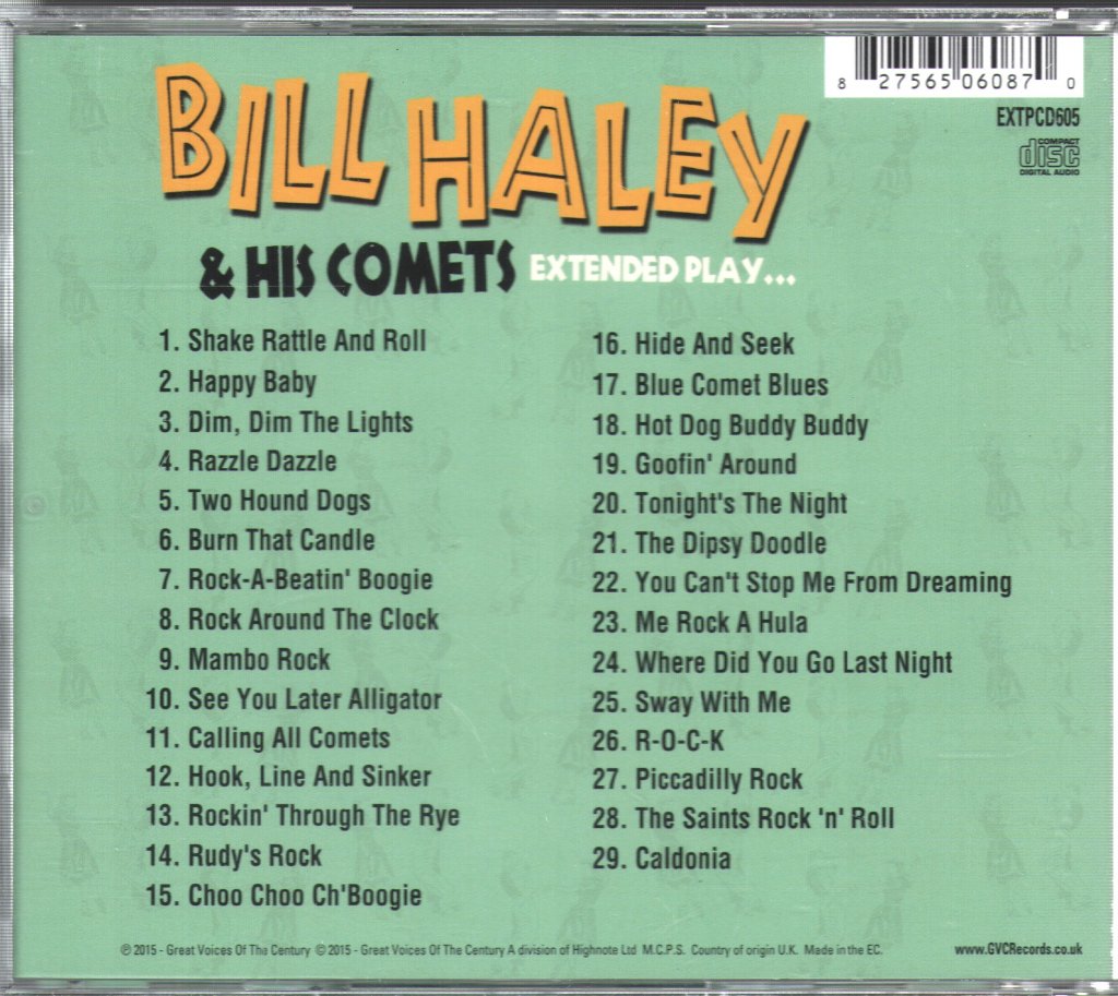 Bill Haley And His Comets - Extended Play... - Cd